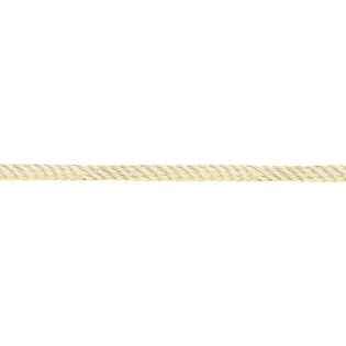 Parkakordel - 4 mm - elfenbein