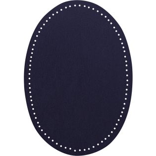 2x Wildlederimitat - Patches - 14x9,5cm - tinte
