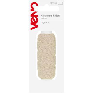 Nähfäden - Elastik - 30m - rohweiß
