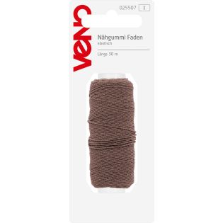 Nähfäden - Elastik - 30m - braun