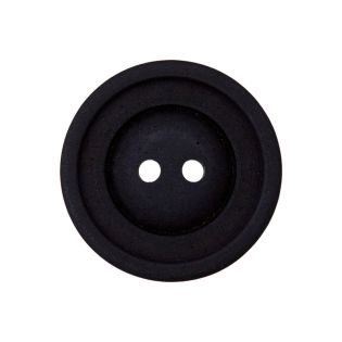 2-Loch-Knopf - 23 mm - schwarz