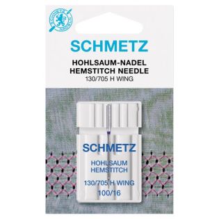 Schmetz - Nähmaschinennadel - 130/705 H - Hohlsaum - 100/16