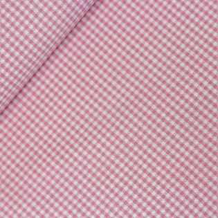 Baumwolle - Karo 0,2cm - rosa