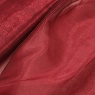 Organza - uni - weinrot