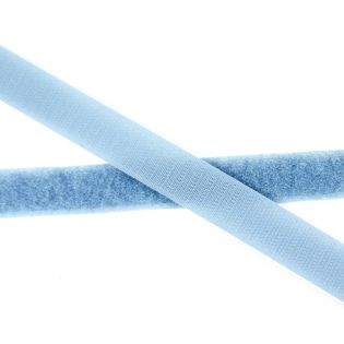 Klettband zum Nähen - 50 cm - hellgrau