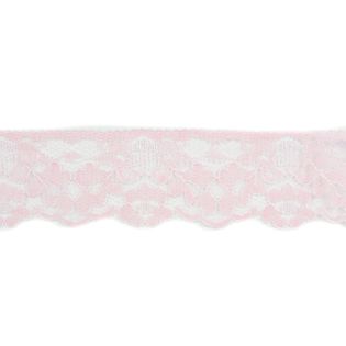 Perlonspitze - 32 mm - rose