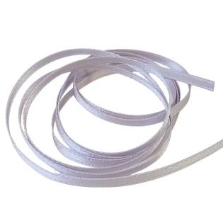 Satinband - Doubleface - 3 mm - lichtgrau