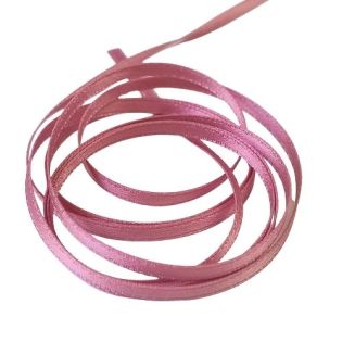 Satinband - Doubleface - 3 mm - altrosa