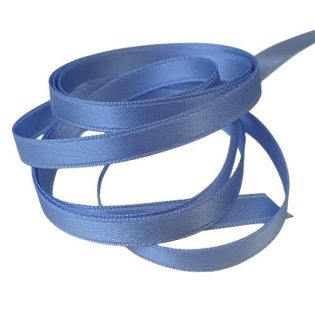 Satinband - Doubleface - 6 mm - himmelblau