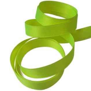 Satinband - Doubleface - 10 mm - neongelb