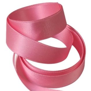 Satinband - Doubleface  - 16mm - rosa