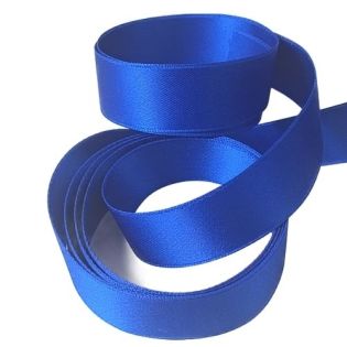 Satinband - Doubleface  - 16mm - royalblau