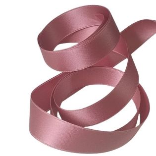 Satinband - Doubleface  - 16mm - altrosa