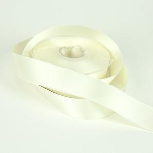Satinband - Doubleface  - 25mm - beige