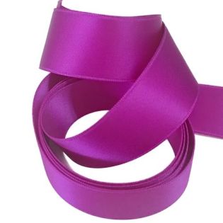 Satinband - Doubleface  - 25mm - violett
