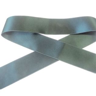 Satinband - Doubleface - 40 mm - tannengrün