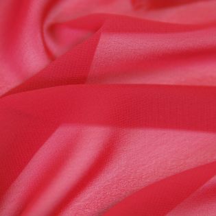 Chiffon - uni - rot