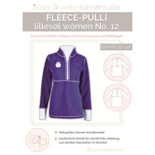 Schnittmuster - Lillesol & Pelle - Lillesol Women No. 12 - Fleece-Pulli