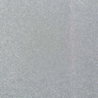 Bügelflicken  Glitter  silber
