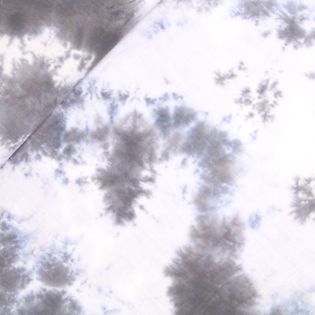 Baumwoll - Musselin - Double Gauze - Batik - grau