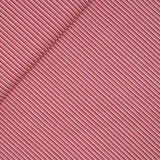 Baumwolle - Stripes - rot