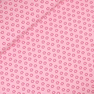 Baumwolljersey - Punkte - rosa
