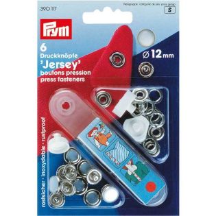 Jersey-Druckknöpfe - Ring - 12 mm mit Werkzeug