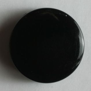 Öse - 10 mm - Modeknopf - schwarz - glänzend