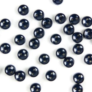 2-Loch-Knopf - 7 mm - navy