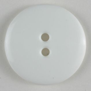 2-Loch-Knopf - 11 mm - weiß
