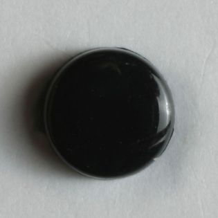 Öse - 7 mm - Modeknopf - schwarz - glänzend