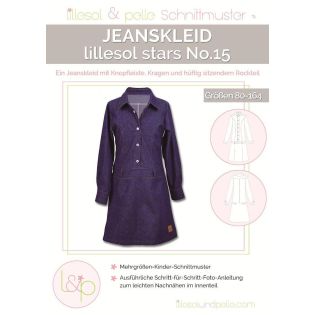 Schnittmuster - Lillesol & Pelle - Stars No. 15 - Jeanskleid