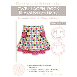 Schnittmuster - Lillesol & Pelle - Basics No. 17 - Zwei-Lagen-Rock