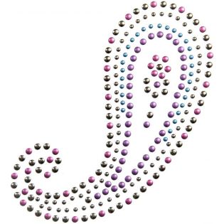 Applikation - Nieten-Paisley