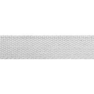 Baumwollgurtband - uni - 30 mm - silbergrau