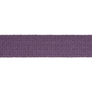 Baumwollgurtband - uni - 30 mm - brombeer