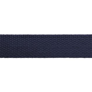 Baumwollgurtband - uni - 30 mm - dunkelblau