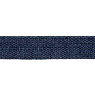 Baumwollgurtband - uni - 30 mm - dunkelblau