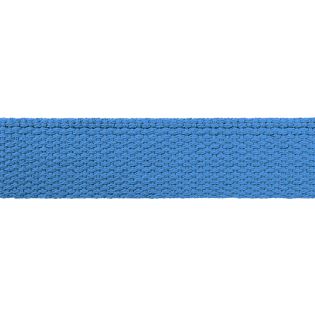 Baumwollgurtband - uni - 30 mm - jeansblau