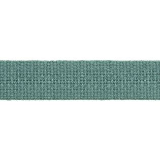 Baumwollgurtband - uni - 30 mm - seegrün