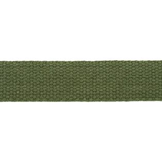 Baumwollgurtband - uni - 30 mm - dunkelgrün
