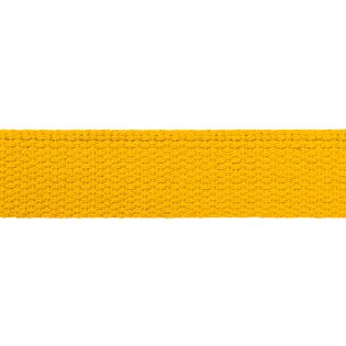 Baumwollgurtband - uni - 30 mm - gelb