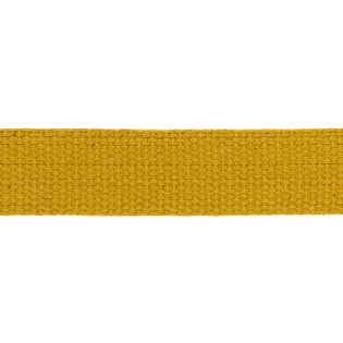 Baumwollgurtband - uni - 30 mm - ocker