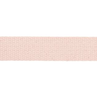 Baumwollgurtband - uni - 30 mm - blassrosa