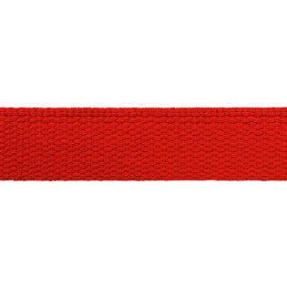 Baumwollgurtband - uni - 30 mm - rot