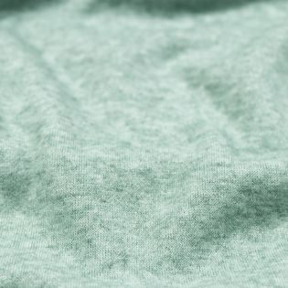 Strickjersey - melange - hellmint