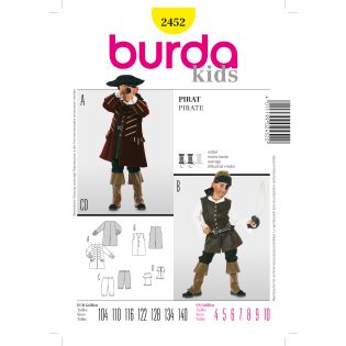 Schnittmuster - burda style - Pirat - 2452