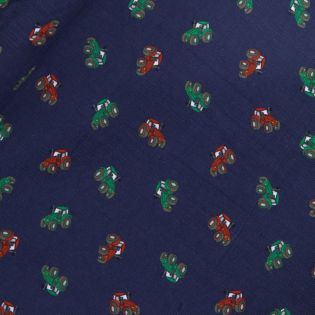 Babycord - Retro Blume - bordeaux