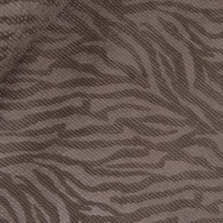 Cord - geprägt - Zebra - hellbraun