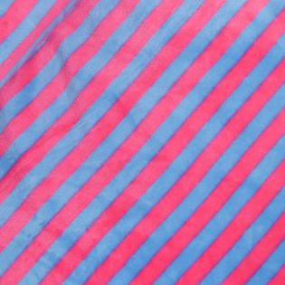 Wellnessfleece - pink-türkis - Streifen